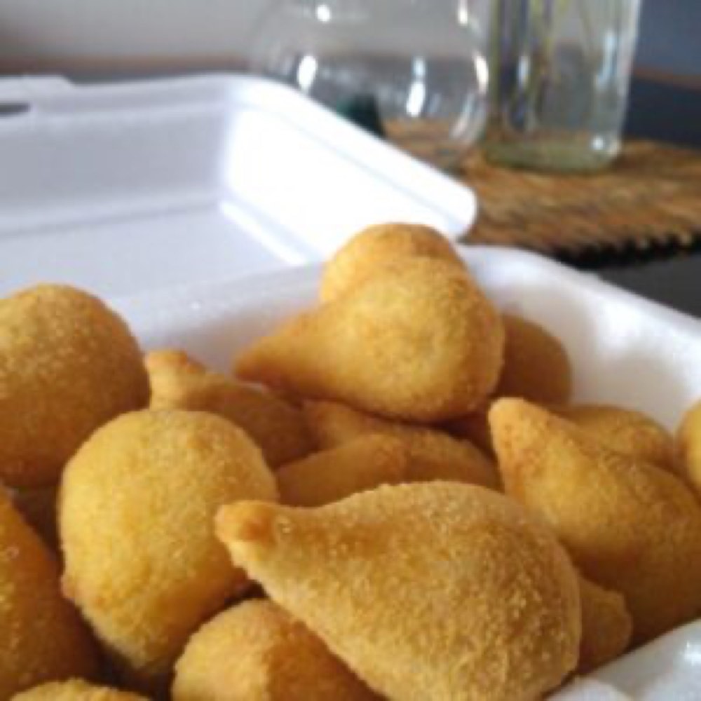 Coxinha de frango veggie