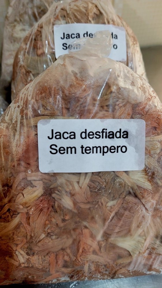 Jaca desfiada sem tempero