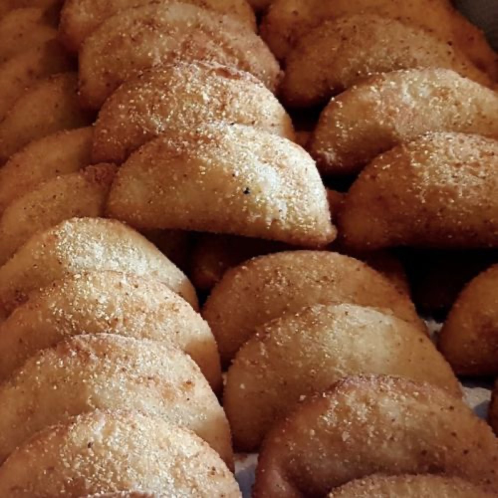 Pastelzinho assado de shitake