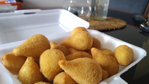 Coxinha de frango veggie