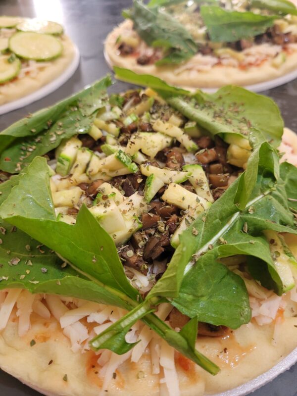 Pizza de Berinjela/Abobrinha